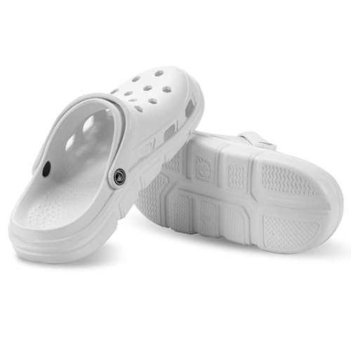 Image of PIMIO Garden Clogs for Women and Men,Slip On Work Shoes with Arch Support,Womens Mens Quick-Dry Water Shoes Casual Sandals,Comfortable Slippers