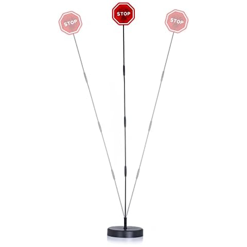 Amiss Flashing LED Stop Sign for Garage Parking Assist, Parking Stopper for Garage, Garage Car Stoppers Indicator, Parking Sensors for Vehicles, Bumper Guards Aid, Car Exterior Accessories (1-Pack) Cover