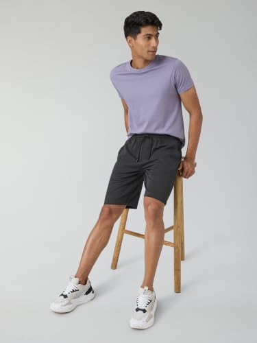 Image of XYXX Men's Nova Cotton Regular Fit Solid Shorts with Side Pockets and No Marks Waistband