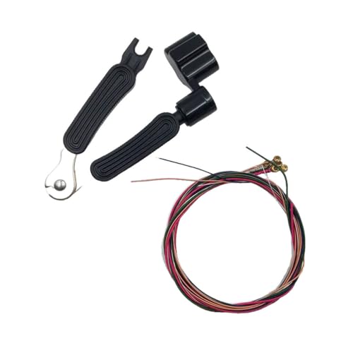 mophrati ギター弦錆びない楽器アクセサリーシンプルなデザインアコースティック弦銅の甘い贈り物交換されたツールコード, タイプ6