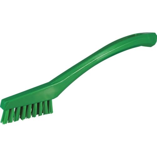 Image of Vikan 44012 Brush,Detail,Stiff,9 inch x .5 inch,PP /PBT,Green