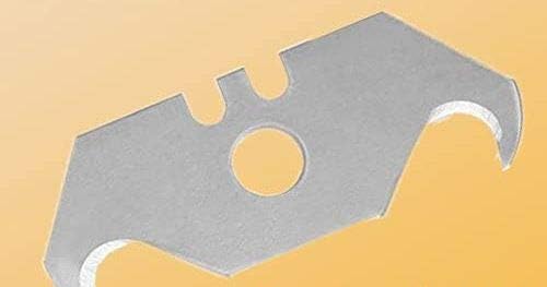 MTP Pack 100 Pc Utitily Hook Blades w/Free Case Carpet, Flooring, Roofing Knife Standard Size