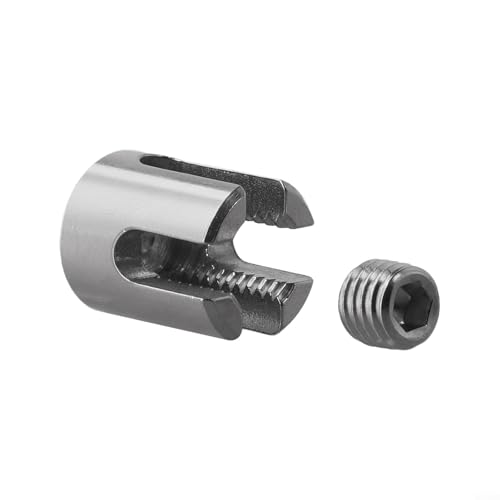 Abrazadera de cuerda de clip cruzado de acero inoxidable para cuerda de alambre de 2 mm a 8 mm, enrejado de pared y soporte de jardín al aire libre (M12 x 6)