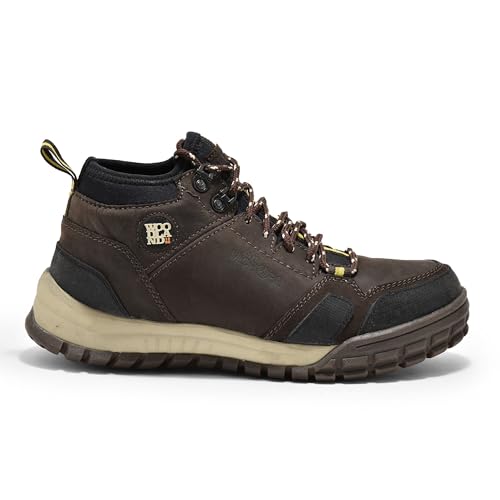 Image of Woodland Men Russia Dark Brown High Ankle Shoes