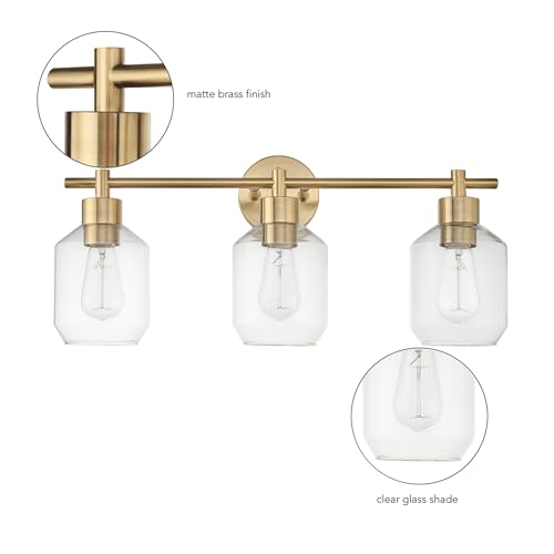 Globe Electric 51638 3-Light Vanity All-in-One Bathroom Set, 5 Piece Gold Finish by Globe Electric - Image 9