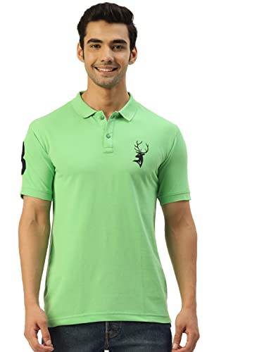 Image of CHKOKKO Men's Cotton Regular Fit Half Sleeves Polo T-Shirt