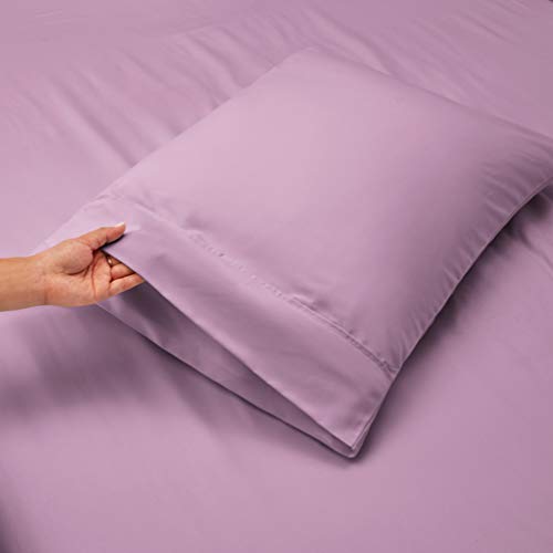 Image of Hearth & Harbor Extra Deep Pocket Bed Sheet Set - 3 Piece Hotel Luxury Sheets Fits Up to 24 inch Thick Mattress - Twin XL - Lavender Dream