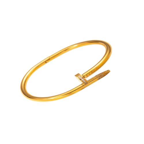 Luxury Stainless Steel 18K Gold - Plated Women's Bracelet - Fade - Resistant & PeRIFect For Weddings Parties Galas Gift