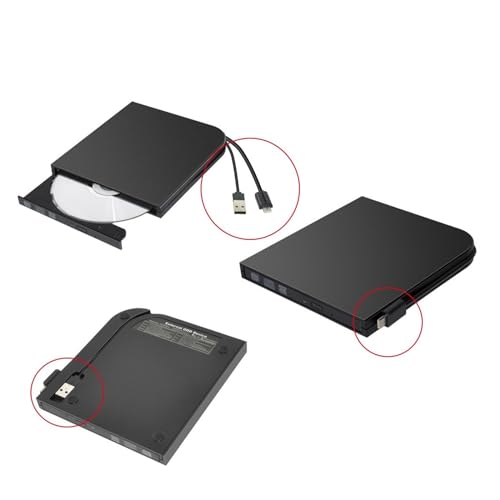 Lecteur DVD externe USB 3.0 et Type C pour PC portable - 4
