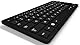 Lacerto® | 14x14mm Französische Aufkleber für PC/Laptop & Notebook Tastaturen mit mattem kratzfestem Laminat | Autocollants Clavier français AZERTY | French Keyboard Stickers | Farbe: Schwarz