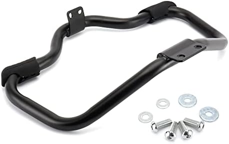MoKitDora Sportster Engine Guard Highway Rail Mustache Crash Bar 1.25" Fat for Harley '04-Later XL and '08-'13 XR Models, Matte Black