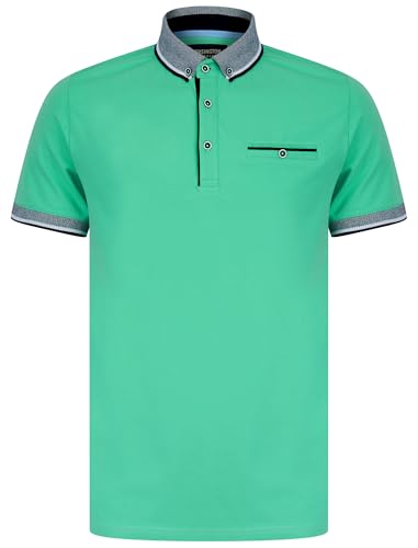 Image of Kensington Eastside Men's 'Wilmot' Stretch Cotton Jersey Button Down Collar Polo Shirt