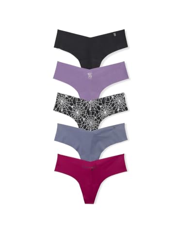 Image of Victoria's Secret Women's No-Show Thong Panties, Underwear Pack