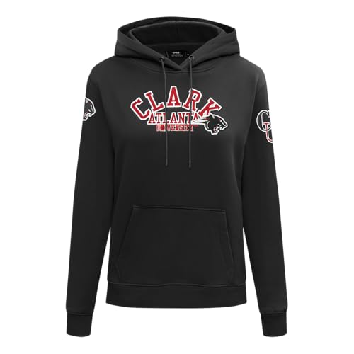 Pro Standard WOMENS COLLEGE CLARK ATLANTA UNIVERSITY COLLEGE CLASSIC ESSENTIALS PULL OVER HOODIE BLACK S
