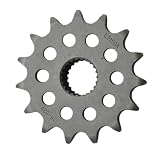 Dispose d'une conception de pignon avant 520-15T pour permettre une transmission de puissance fluide et un alignement correct de la chaîne.