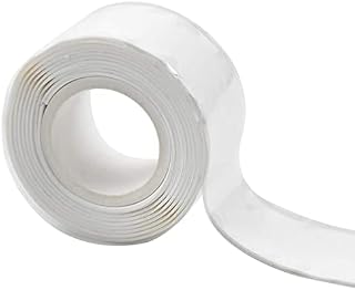 HQdeal Super Waterproof Tape, 2.5 x 100cm Strong Silicone Waterproof Repair Rubber Tapes, Insulation Tape,Self Fusing Sealing Tape for Emergency Pipe Plumbing,Hose Leaks,Wire,Electrical CordsWhite