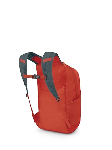 Image of Osprey Ultralight Collapsible Stuff Pack - Lightweight, Packable Travel Backpack - Extra Bag For Travel and Every Day - 18 L Capacity Daypack to Expand Luggage, Mars Orange