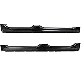 Rocker Panels Compatible with 1999-2007 Chevy Silverado GMC Sierra 4 Door Crew Cab Steel Panels(Driver & Passage Side)-2 Packages