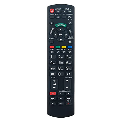 VINABTY N2QAYB000717 Replacement Remote Control Fit for Panasonic TV TX-L32E5B tx-l47e5b tx-l42e5b TX-L32EM5B TX-L32X5B TX-L50EM5B TX-P42X50B TX-P42X50E TX-P50X50B TX-P50X50E TX-PR50X50 - Image 2