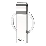 Chiavetta USB 982GB, Alta Velocità Pennetta USB 3.0 con Portachiavi, Impermeabile Metallo Pen Drive per PC/Computer/Portatile/Automobile (982, GB)