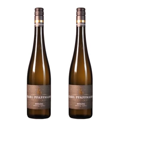 Vorteilspaket Karl Pfaffmann Riesling Spätlese SÜSS (39) Silberberg Prädikatswein (2 x 0.75 Liter)/ErnenWein/Wine