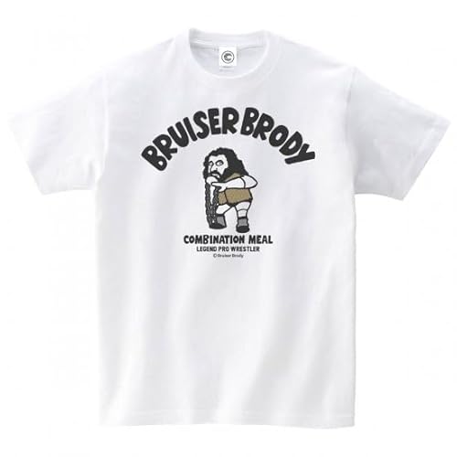 [COMBINATION MEAL] コンビネーションミール ブルーザーブロディ 超獣キングコング コットンTシャツ ホワイト XXXLのサムネイル