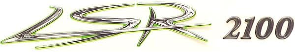 Larson Boat Raised Decal 8624-1440 | LSR 2100 Logo Sticker