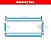 Couple Embroidery Art Embroidery Clip Frame Cross Stitch 4 Slot Presser Heavy Duty Embroidery Bandage Embroidery Frame Needlepoint Frame Embroidery Scroll Frame Embroidery Frames (Blue, 50cm)