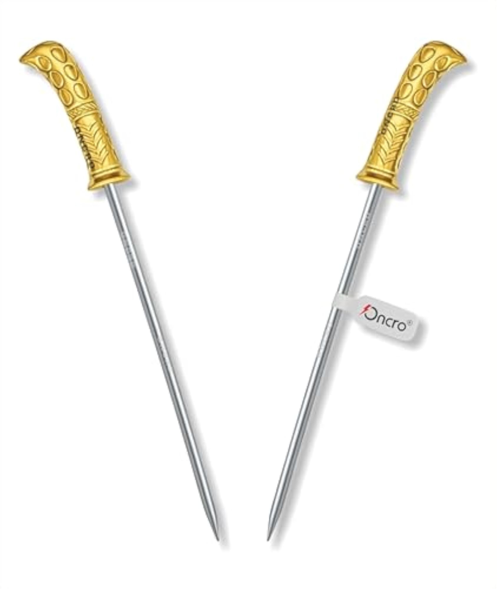 Golden Kirpan Handle Design Hair Pin Needle Stick