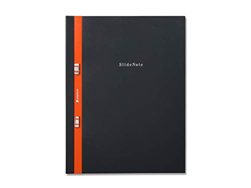Classeur A4 SlideNote gris foncé pour relier vos feuilles volantes sans perforatrice