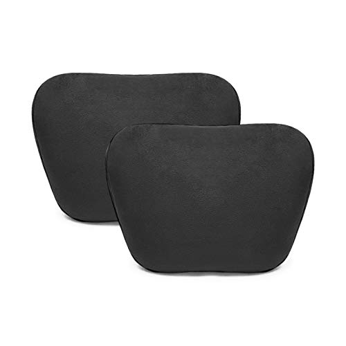 Baceyong 2 x cuscino morbido per collo da viaggio, testa a collo, supporto per cuscino, poggiatesta, poggiatesta e cuscino cervicale in peluche invernale