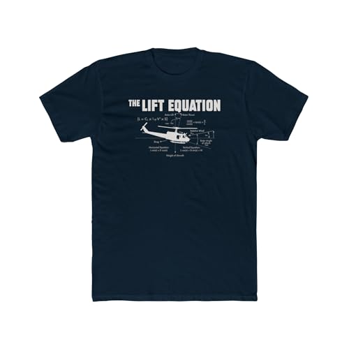 The Lift Equation UH-1, 100% Cotton Crew Tee Vertical Speed Fitness & Nutrition Brand