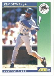 Amazon.com: 1992 Score Ken Griffey Jr. Baseball Card #1 Ken