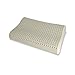 Sleepys Cuscino in Lattice Naturale, 74x42 Alto 10 cm ortocervicale Forato con Fodera in Jersey 100% Cotone - Guanciale Lattice TALALAY Anallergico