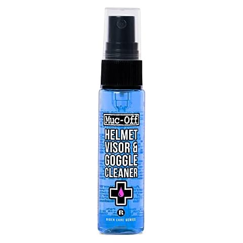 Muc-Off 212 Helmet, Visor And Goggle Cleaner, 30 Millilitres - Antibacterial, Biodegradable Cleaning Spray For Bike And Motorcycle Helmets And Goggles Cover