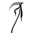 Morph Premium 4.4 ft Grim Reaper Scythe Adult, Halloween Scythe Prop, Grim Reaper Costume Adult Scythes, Halloween Props