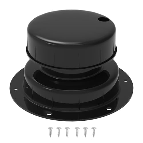 Aifeier ET 1 Pcs RV Plumbing Vent Caps, Camper Roof Plumbing Sewer Vent Cap Cover Replacement Parts with Screws for 1