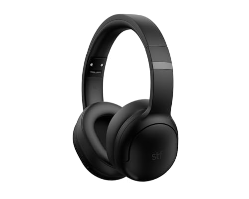 Audífonos, Electronics STF | Audífonos Inalámbricos De Diadema Icon | Micrófono Incorporado | Batería De hasta 25 Horas De Uso | Conexión 3.5 mm (Negro)