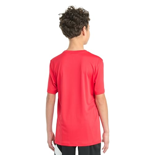 adidas Boys' Short Sleeve Polyester Athlete Tee4