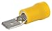 Vinyl Insulated Male Disconnect, Standard Packs, 12-10 Wire Size, 0.250" x 0.032" Tab Size