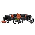 Outdoor Sectional Cushions Black
