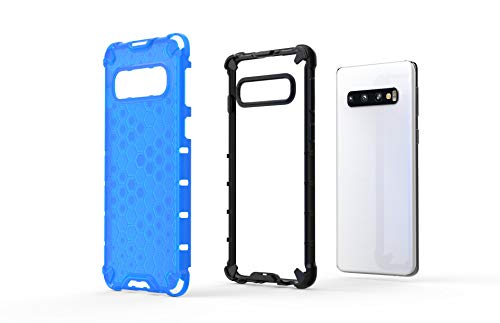 Image of Glasgow Back Case Cover for Samsung Galaxy S10 Shockproof Military Grade Back Case Back Cover - Black