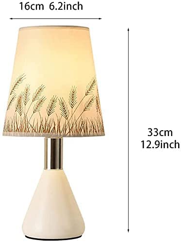 Lampe de Table LED Bureau Fer Forgé Interrupteur Salle d'Étude Salon