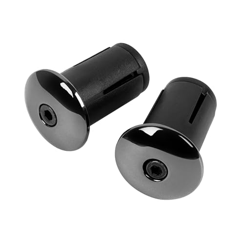 1 Paar Fahrrad Lenkerstopfen Rennrad, Lenkerendstopfen, Lenkerendkappen, Bar End Plugs, Aluminium Fahrradlenker-Endstopfen, Lenkerstopfen Rennrad, Bar Ends Innenklemmung, für Mountainbike MTB Fahrrad