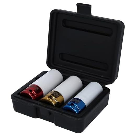 KS Tools 515.1005 1/2" Alu-Felgen Kraft-Stecknuss-Satz, 3-tlg.