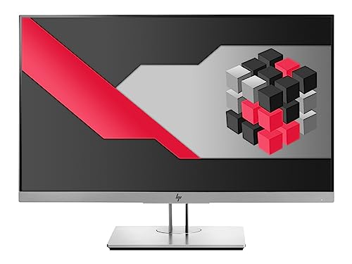 HP EliteDisplay E243 Monitor | 23,8 Zoll / 60,45 cm | TFT Monitor Flachbildschirm | 1920 x 1080 | 1000:1 | 250cd/m² | 5ms | HDMI & VGA & DisplayPort | USB HUB | Schwarz/Silber (Generalüberholt)
