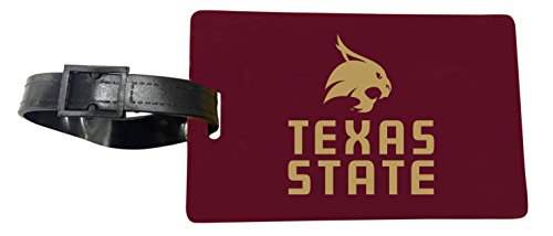 Texas State Bobcats Luggage Tag 2-Pack Officially Licensed Collegiate Product