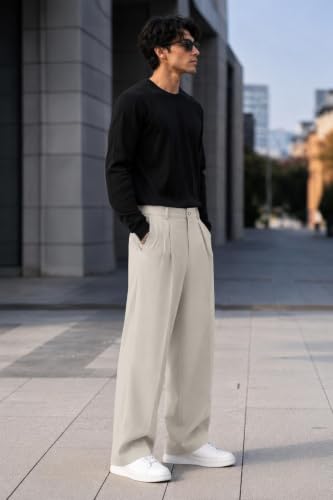 FTX Men Relaxed Fit Korean Trouser White Pack of 1 - Image 6