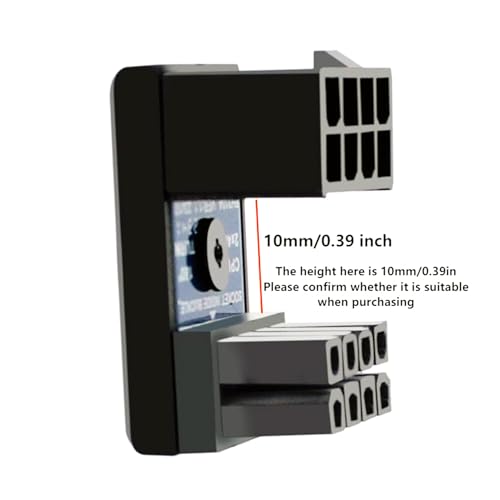 Adaptador de alimentación CPU 8 pines con giro 180 grados miniatura 4
