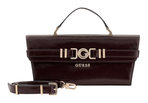 GUESS sac à épaule Cirene Top Handle Flap Bag Burgundy bordeaux